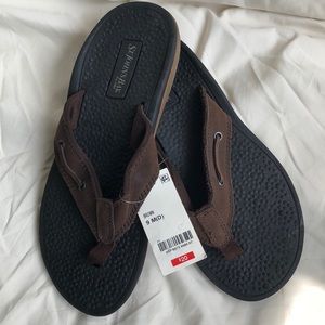 Mens brown sandals